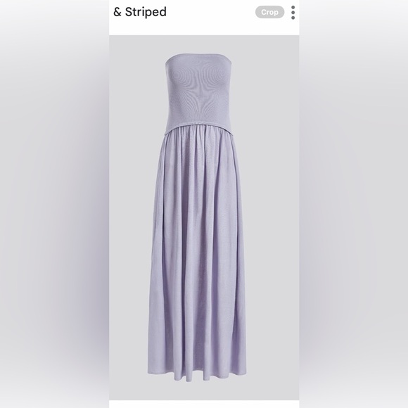NWT Solid & Striped Lilac Sasha strapless dress! Size Large - Picture 2 of 15